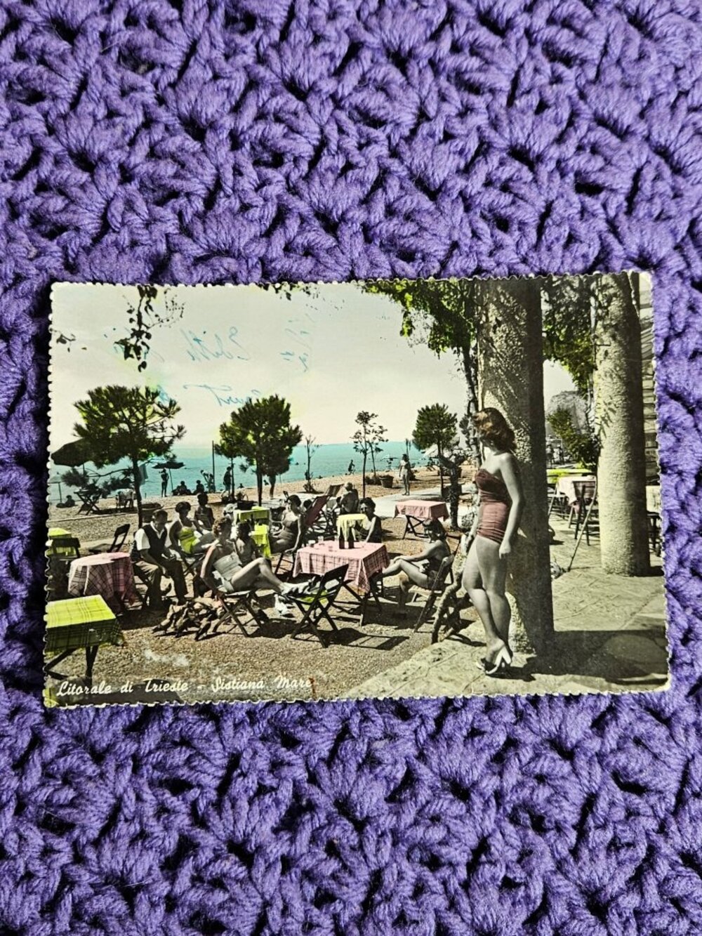 Coast of Trieste Sistiana Sea Postcard